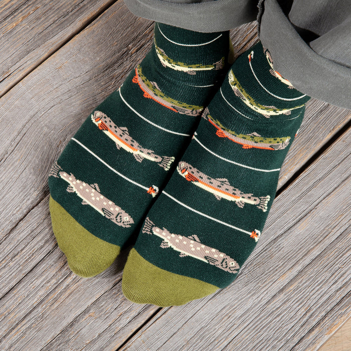 Keepin' It Reel Funny Fishing Socks