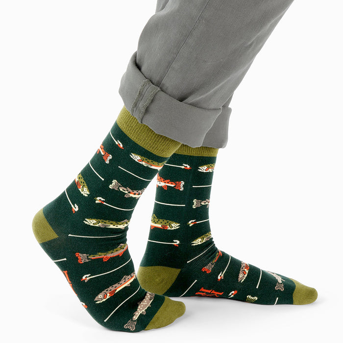 Keepin' It Reel Funny Fishing Socks