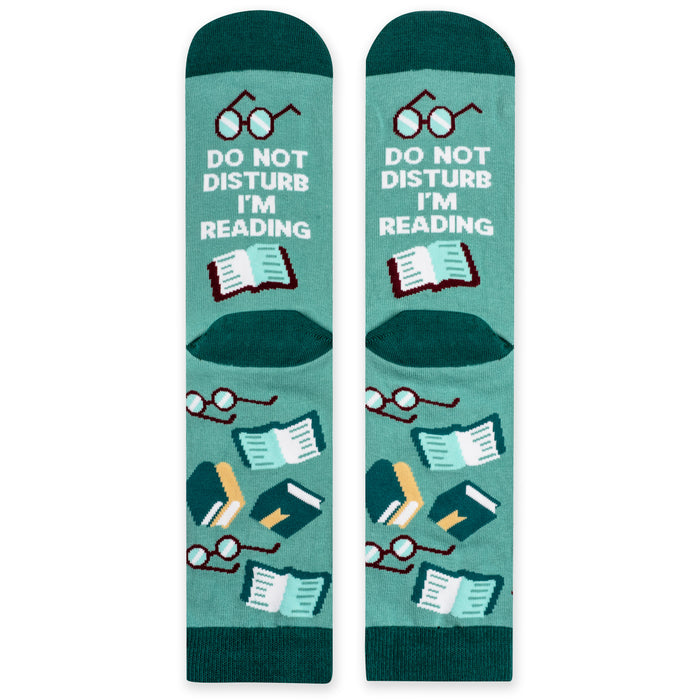 Do Not Disturb I'm Reading Socks