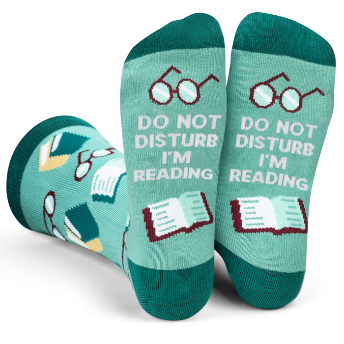 Do Not Disturb I'm Reading Socks