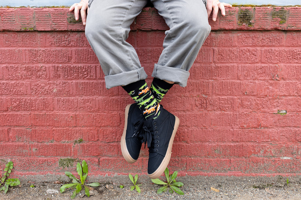I'm Rexy And I Know It Dinosaur Socks