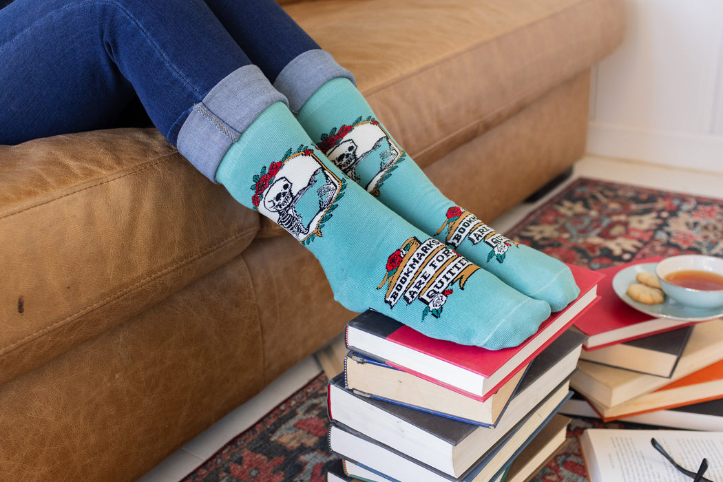 Bookmarks are for Quitters Socks