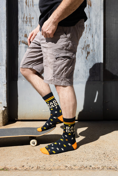 Rad Dad Socks - Fun Father's Day Gift for Men