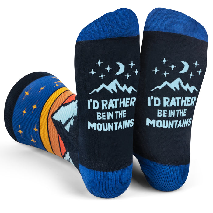 I'd Rather Be In The Mountains Socks