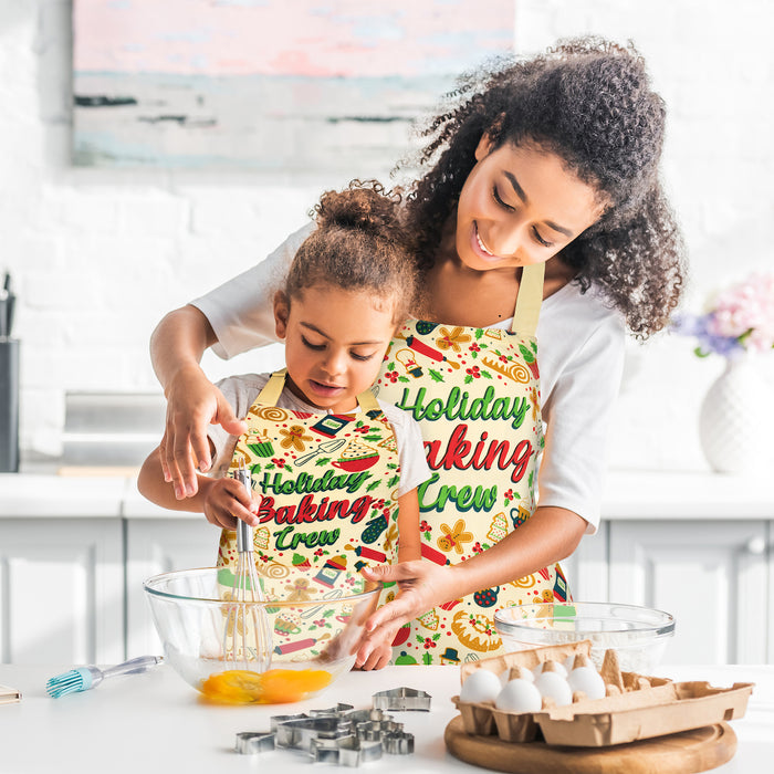 Holiday Baking Crew - Funny Baking Apron For Adults