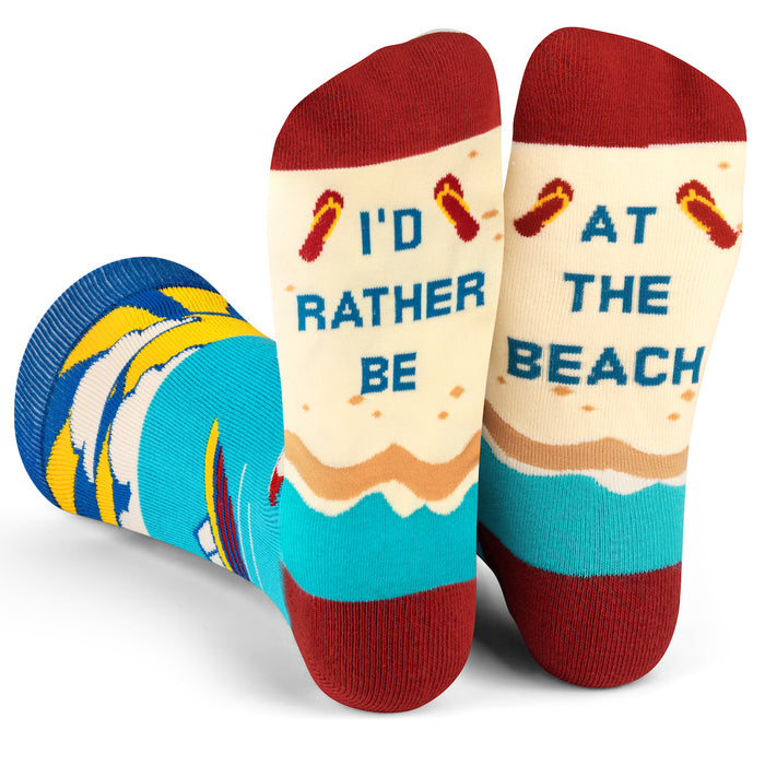 I'd Rather Be At The Beach Socks