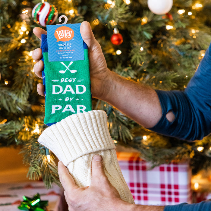 Best Dad By Par Socks