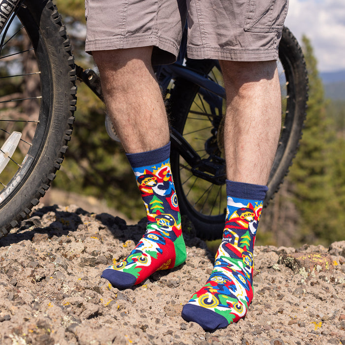 Bike More, Worry Less Socks