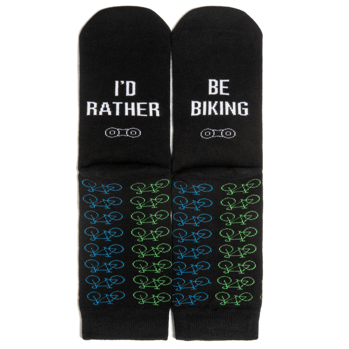 I'd Rather Be Biking Socks