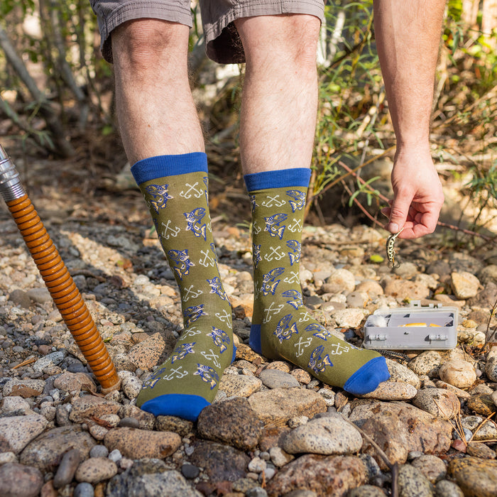 Born To Fish, Forced To Work Socks