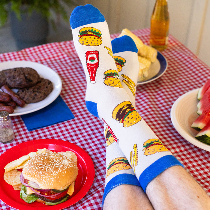 Bring Me A Burger Socks