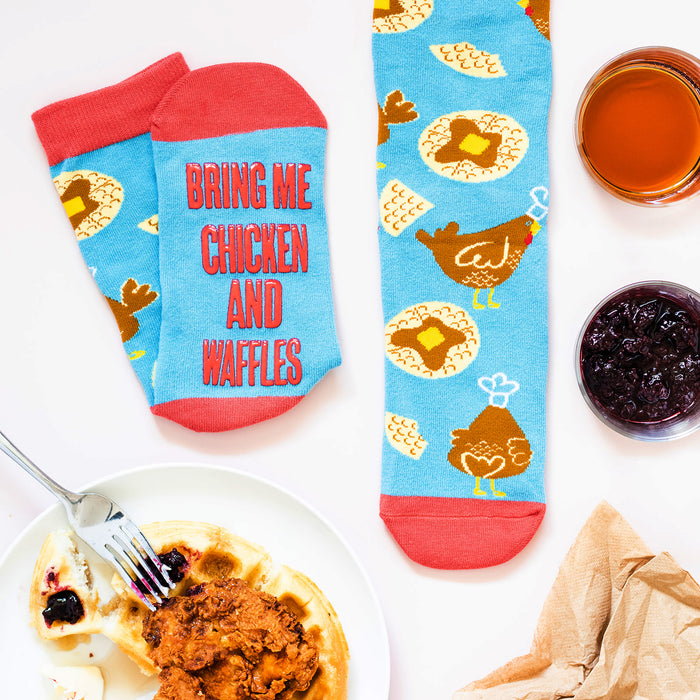 Bring Me Chicken & Waffles Socks