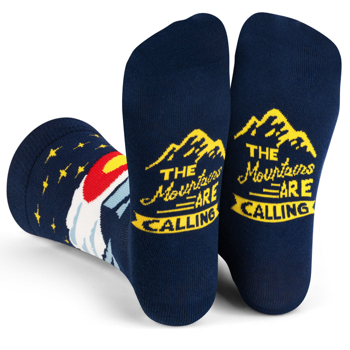 The Mountains Are Calling Socks