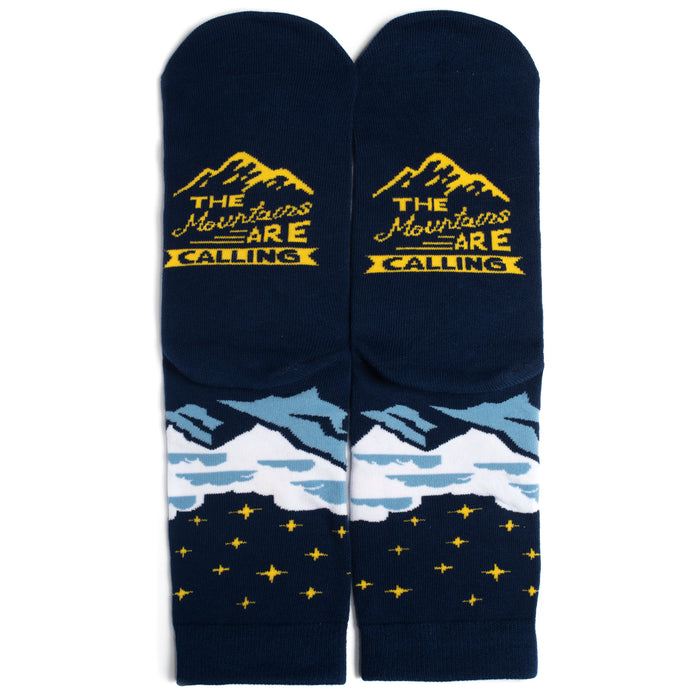 The Mountains Are Calling Socks