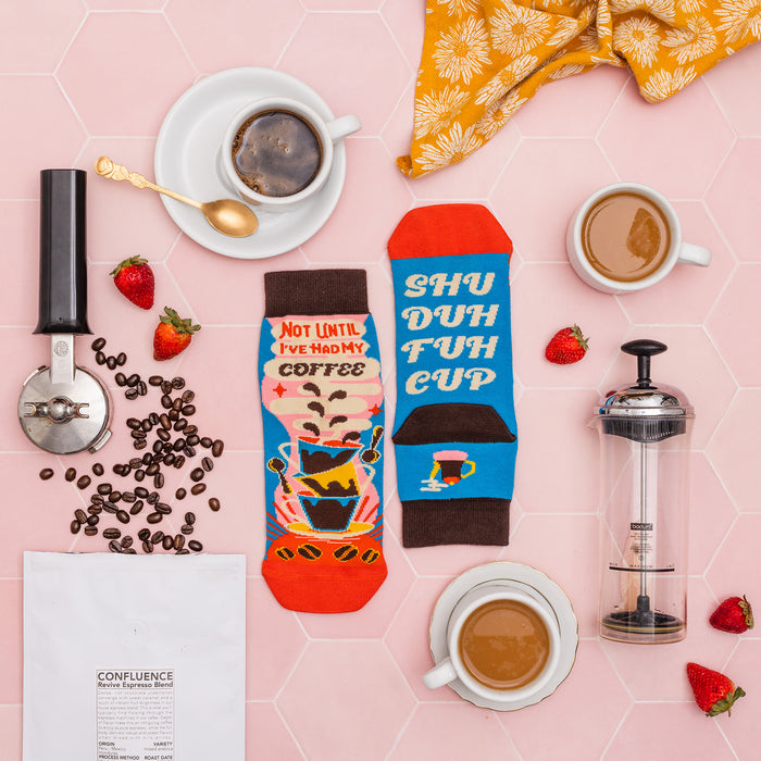 Shu Duh Fuh Cup Coffee Ankle Socks