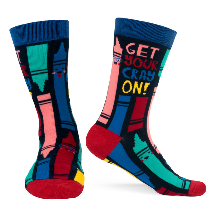 Get Your Cray On Socks