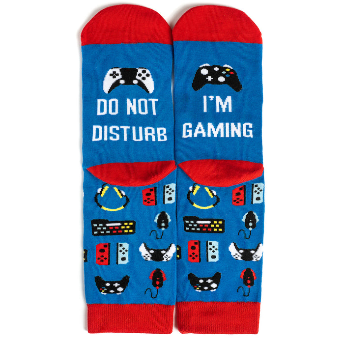 Do Not Disturb I'm Gaming Socks