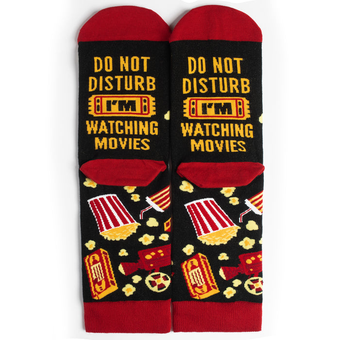 Do Not Disturb, I'm Watching Movies Socks