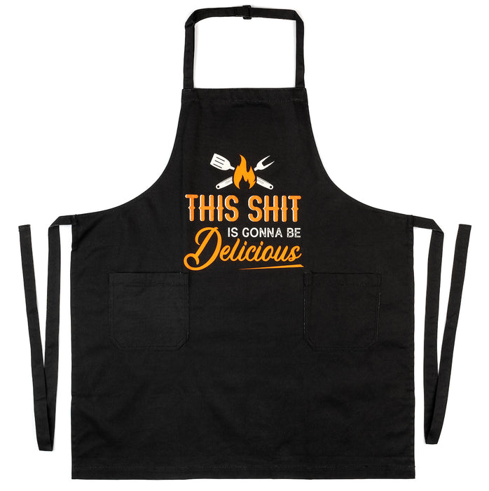 This Sh*t Is Delicious Apron - Funny Grilling Apron