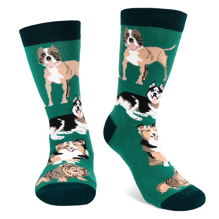 I'd Rather Be With My Dog Socks (Green)