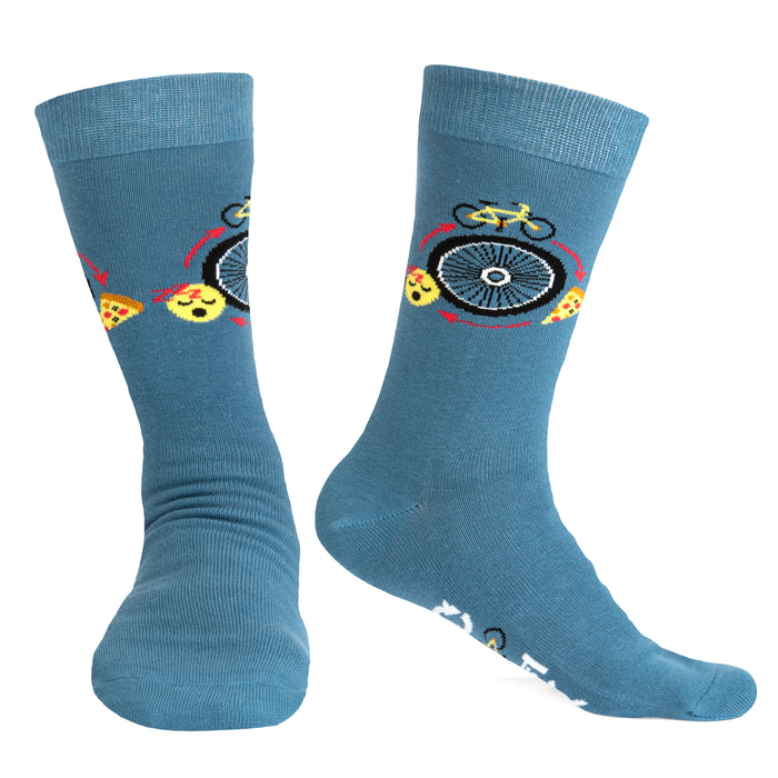 Eat, Sleep, Bike Repeat Socks