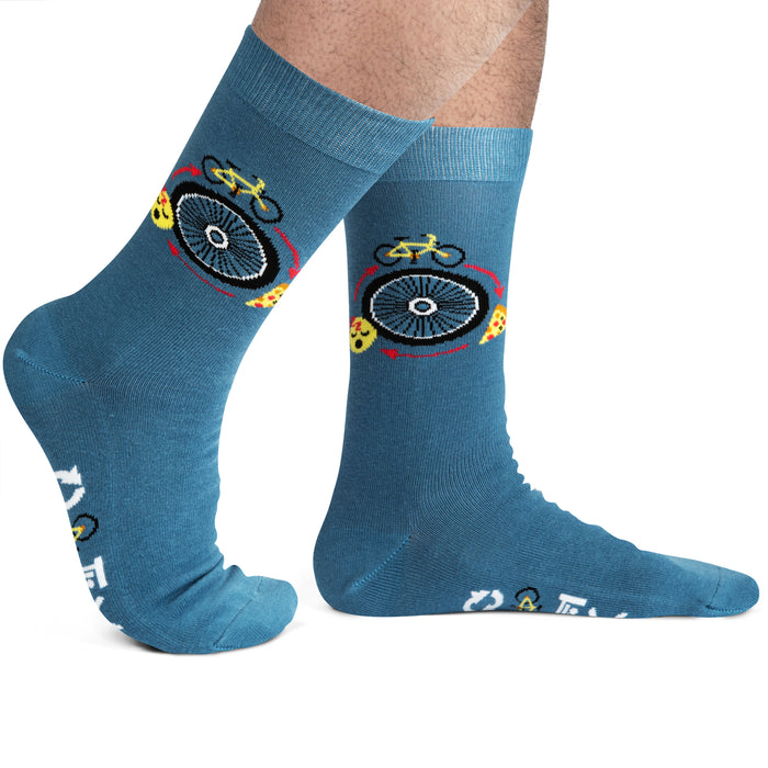 Eat, Sleep, Bike Repeat Socks