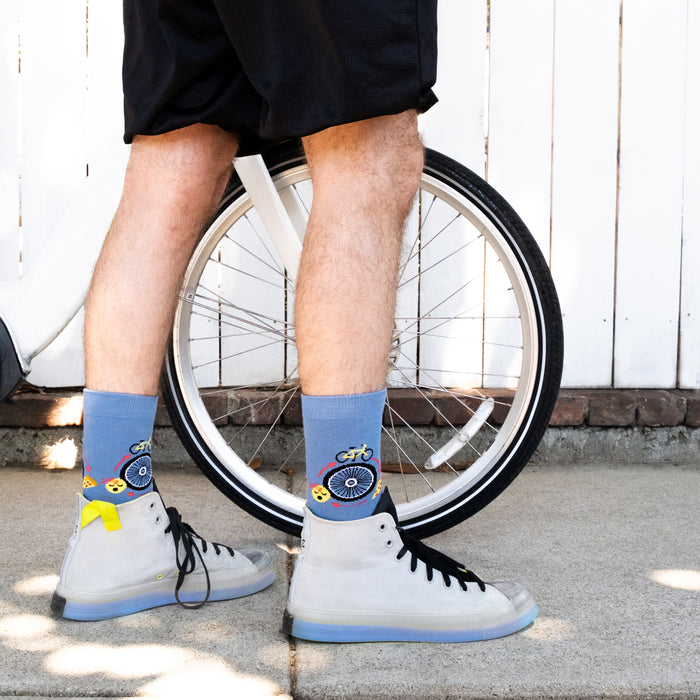 Eat, Sleep, Bike Repeat Socks