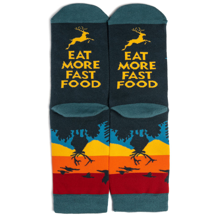 Eat More Fast Food Socks