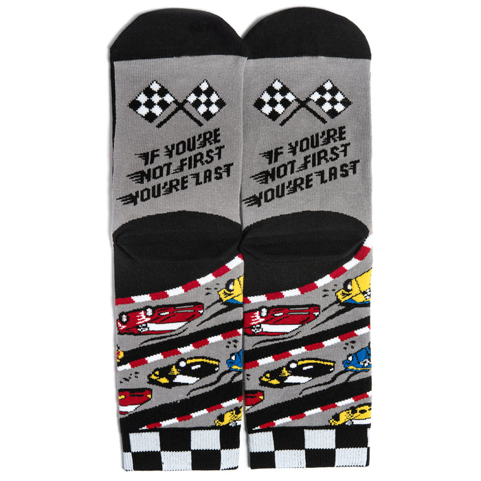 If You're Not First, You're Last Racing Socks