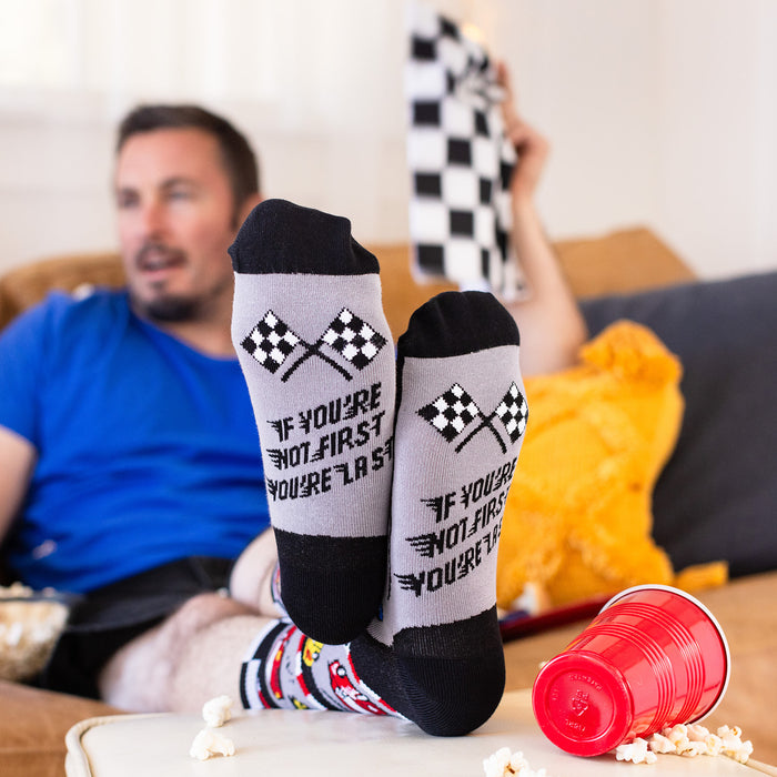 If You're Not First, You're Last Racing Socks