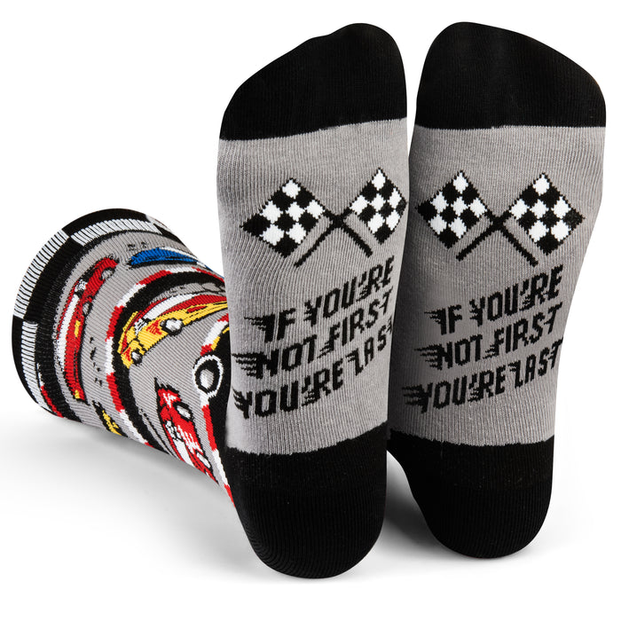 If You're Not First, You're Last Racing Socks