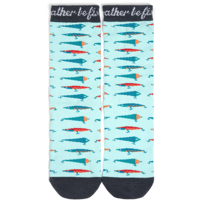 I'd Rather Be Fishing Socks