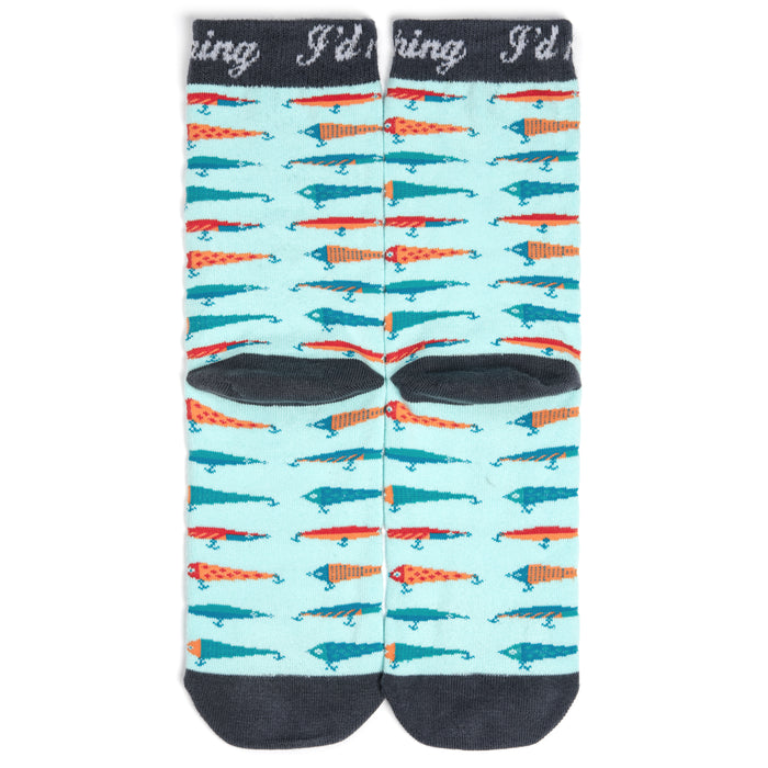 I'd Rather Be Fishing Socks