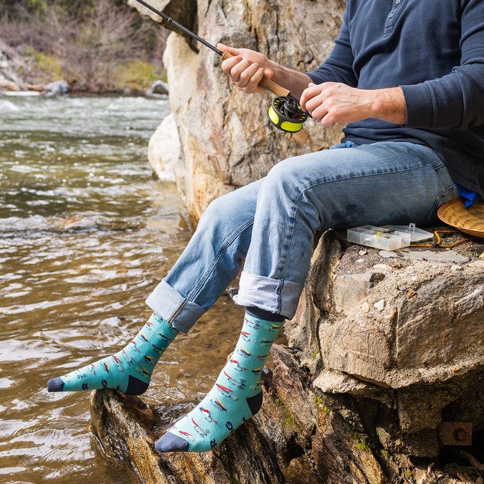 I'd Rather Be Fly Fishing Socks