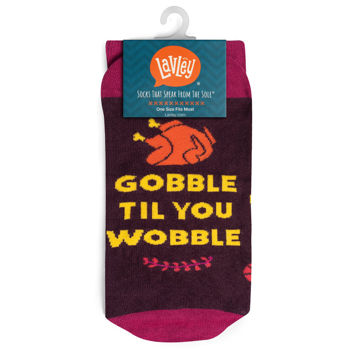 Gobble Til You Wobble Socks