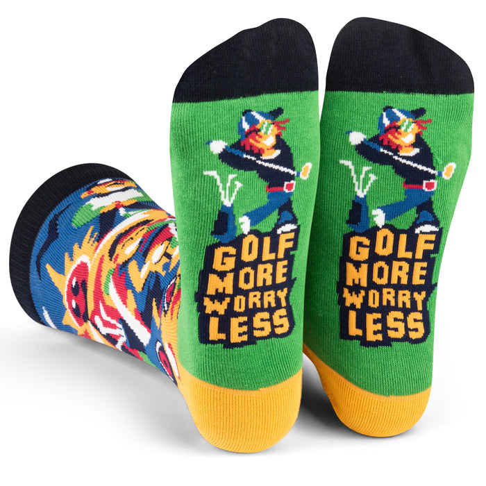 Golf More, Worry Less Socks