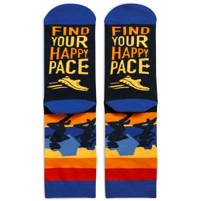 Find Your Happy Pace (Running) Socks