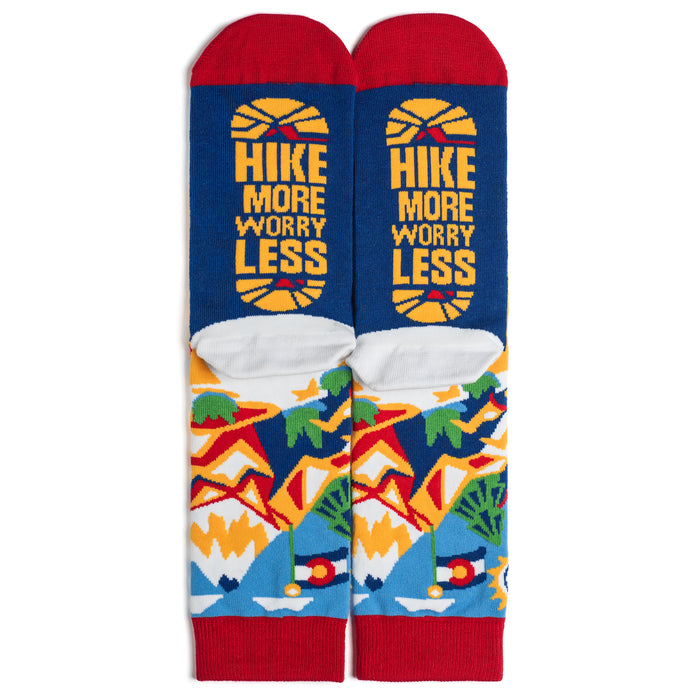 Hike More, Worry Less Socks