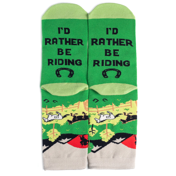 I'd Rather Be Horse Riding Socks