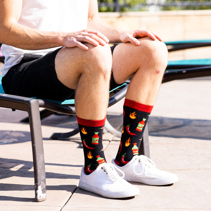 Hot Stuff Chili Pepper Socks