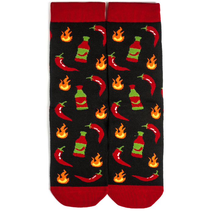 Hot Stuff Chili Pepper Socks