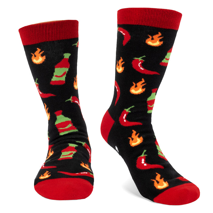 Hot Stuff Chili Pepper Socks