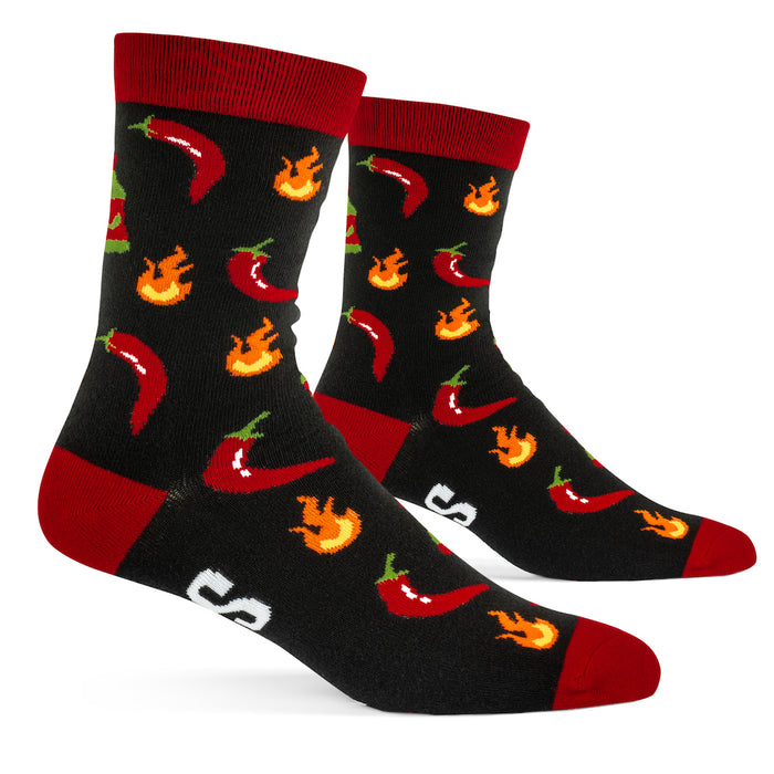 Hot Stuff Chili Pepper Socks