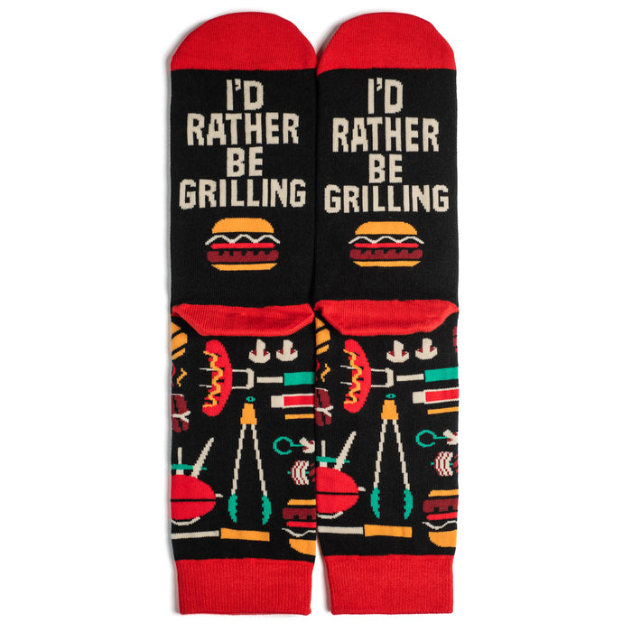 I'd Rather Be Grilling Socks