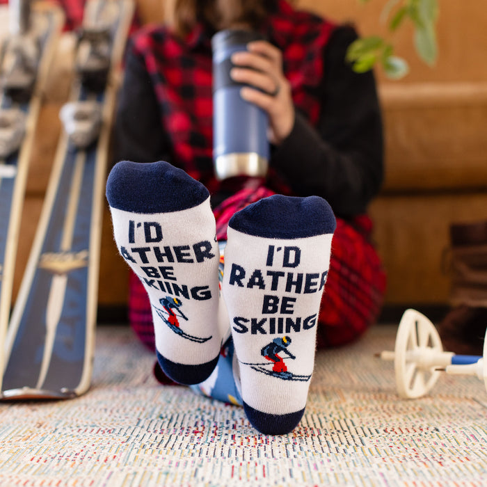 I'd Rather Be Skiing Socks (CO Edition)