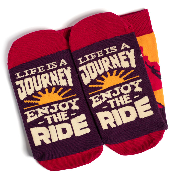 Life Is a Journey, Enjoy The Ride Socks