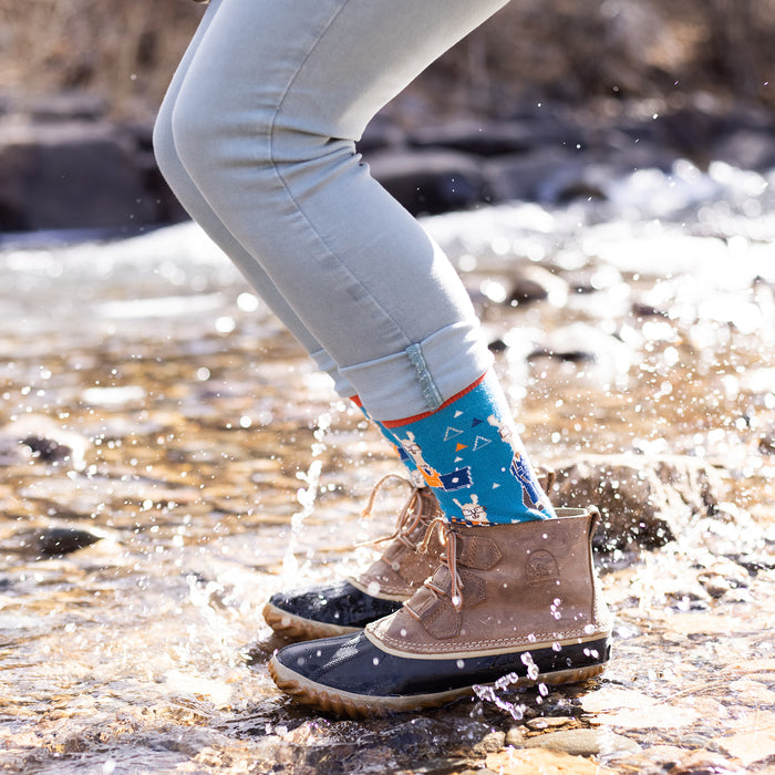 Nerdy Llama Socks