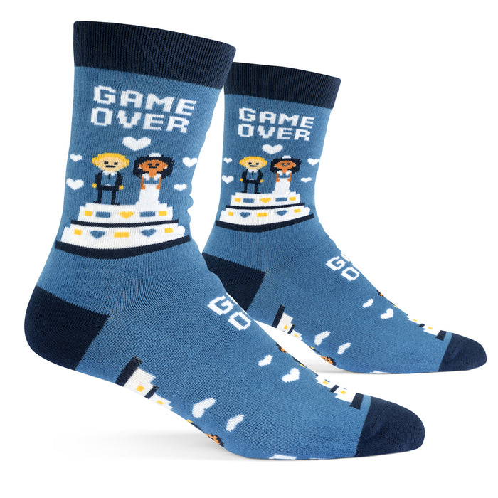 Game Over Wedding Socks