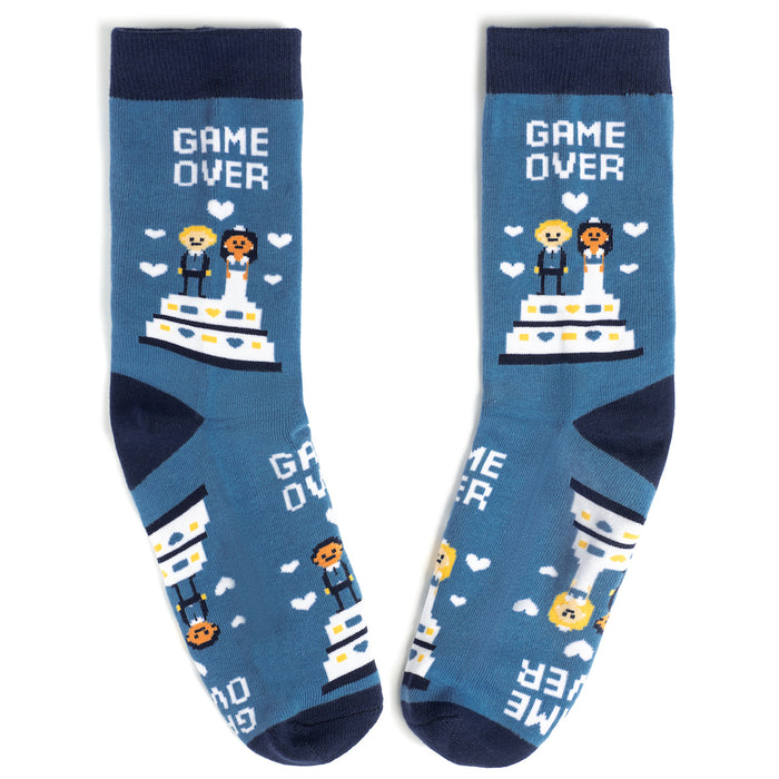 Game Over Wedding Socks