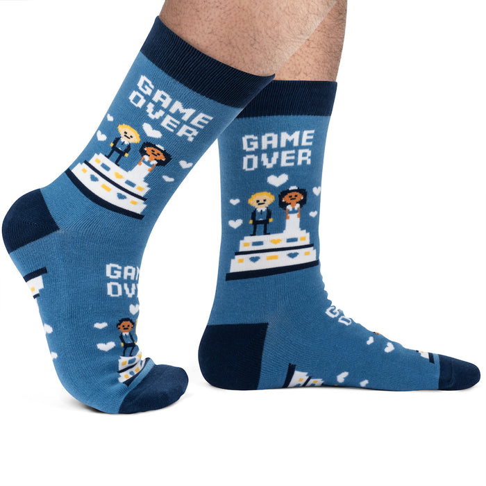 Game Over Wedding Socks